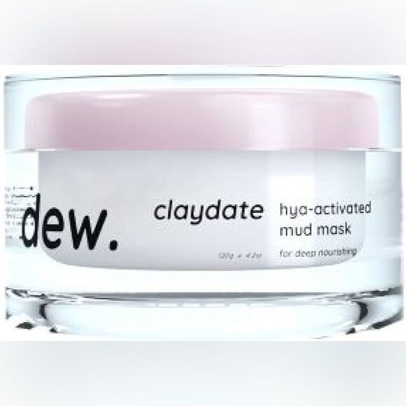 Dew of the Gods- Claydate Hya-Activated Pink Clay Mask 120g / 4.2oz - Picture 1 of 6